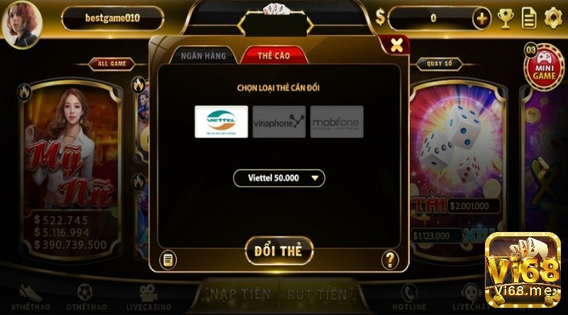 Cách đổi thưởng khi chơi đánh bài online đổi thẻ
