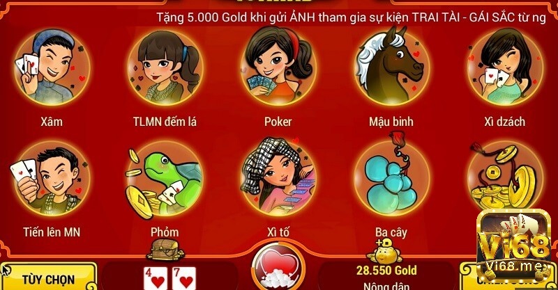 Các loại game bài - Tai game danh bai dan gian.