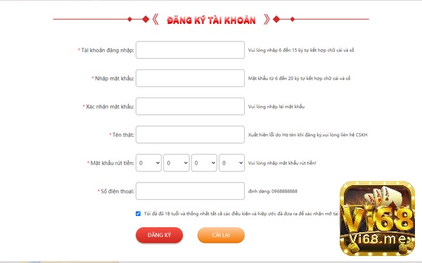  Hướng dẫn đăng ký - đăng nhập cho người chơi tham gia cổng game bai doi thuong p111
