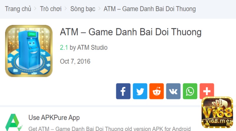 Hướng dẫn tải app chơi tại ATM danh bai doi thuong