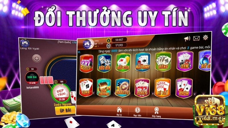 Top 5 game bai doi thuong 2016 hot & hit nhất