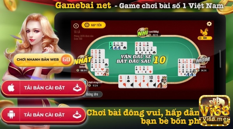 Tải app chơi cá cược giaie trí cực nhanh tại Gamebai net