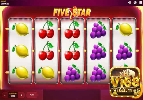 Trình bày tuần tự các bước chơi cơ bản nhất của slot game Five Star Online