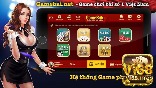 Gamebai.net nơi cung cấp nhiều thể loại game đánh bài online miễn phí uy tín nhất