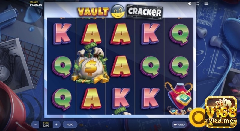 Đa dạng các biểu tượng về chủ đề tội phạm sẽ xuất hiện trong Vault cracker