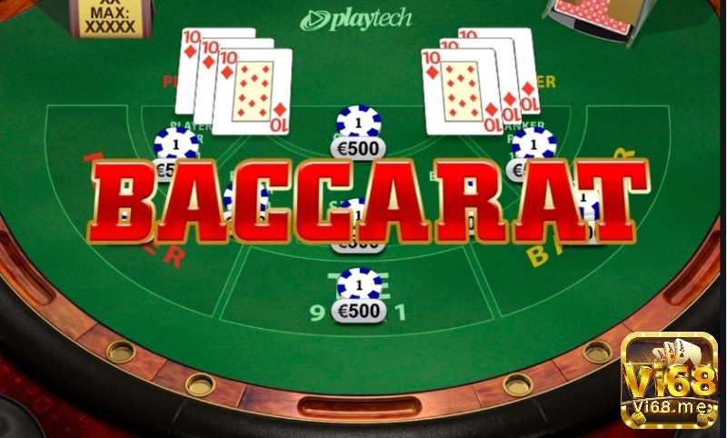 Baccarat là trò chơi casino phổ biến đồng thời Game Vault có nhiều phiên bản baccarat