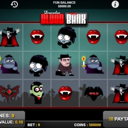 Blood Bank: Slot game chủ đề ma cà rồng giải trí cực hay