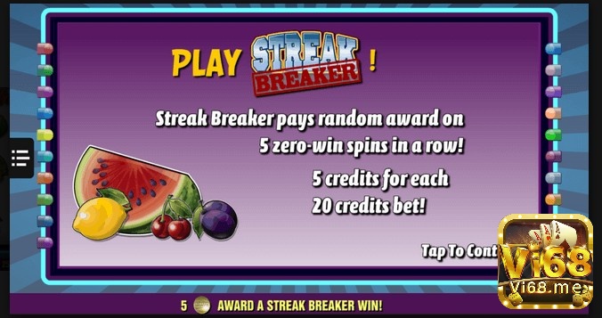 Người chơi có thể tùy ý bật/tắt Streak Breaker trong Bars and Bells