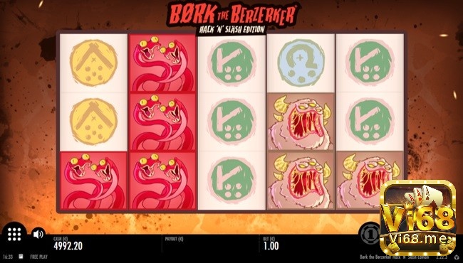 Cách chơi Bork The Berzerker chỉ cần đặt cược và quay thưởng