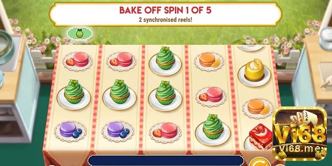 Tính năng Cupcake Power trao thưởng 2 cuộn chứa các biểu tượng giống nhau