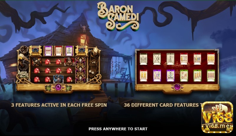 Baron Samedi đưa người chơi vào thế giới ma thuật của những lá bài và đá quý
