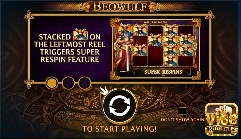 Slots game Beowulf đặt bối cảnh trong một câu chuyện cổ điển
