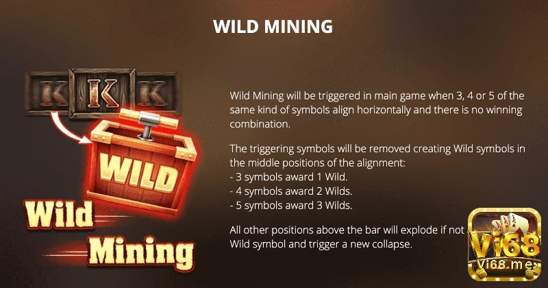Biểu tượng WILD mining trong game
