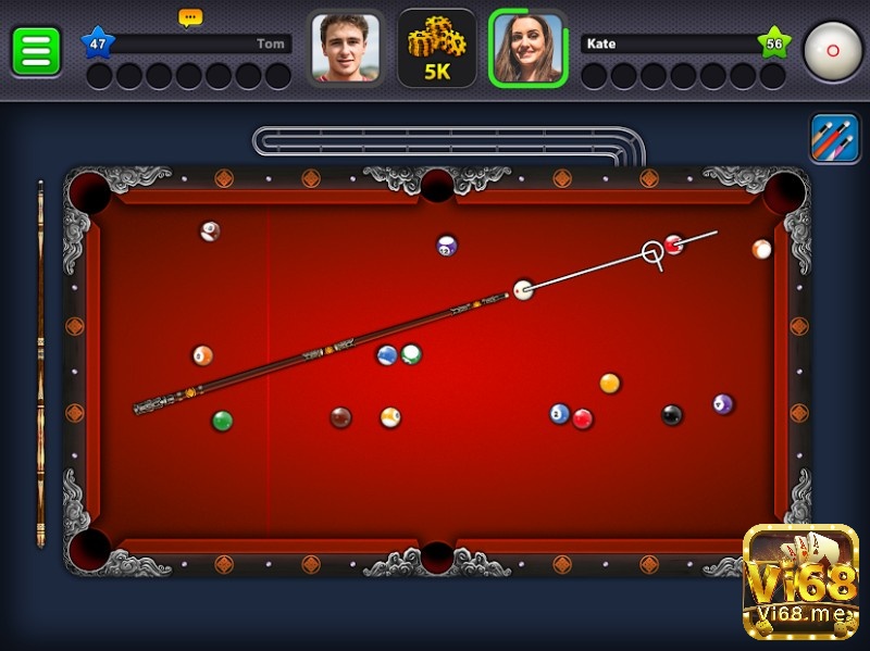 Game 8 Ball Pool có lối chơi đánh bi da trực tuyến hấp dẫn