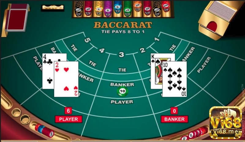 Các trường hợp khi thực hiện so bài trong game bài Baccarat